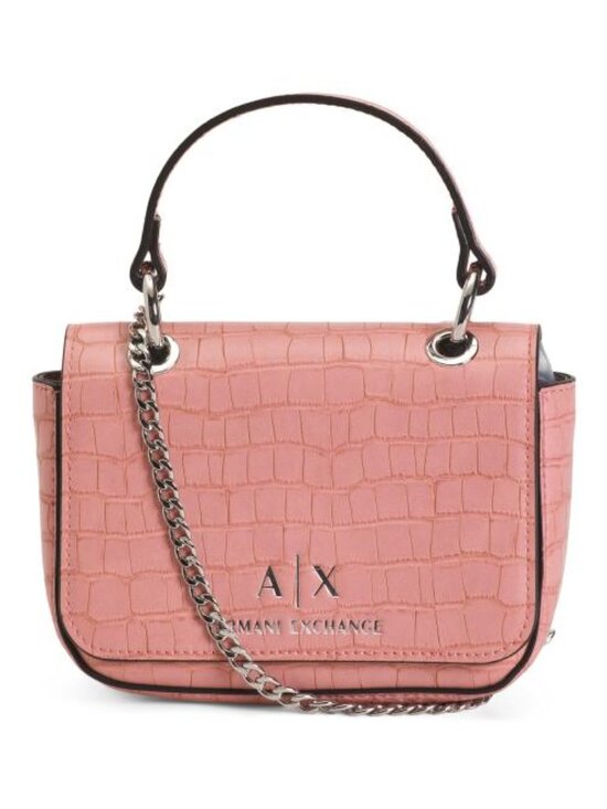 Armani Exchange Handbags - ARMANI EXCHANGE Top Handle Crossbody With Chain Strap